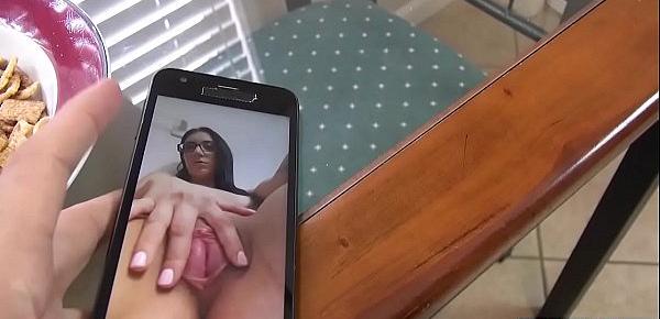  Sexting with my MILF stepmom ends in taboo fucking